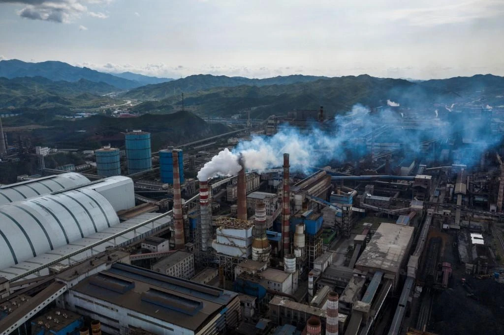 A Chinese governmental think tank is called the country to achieve carbon neutrality by 2060-2070. (File/AFP)
