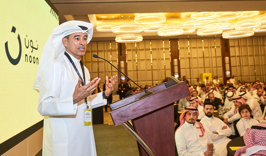Mohamed Alabbar addresses Noon.com’s first seller event in Riyadh.