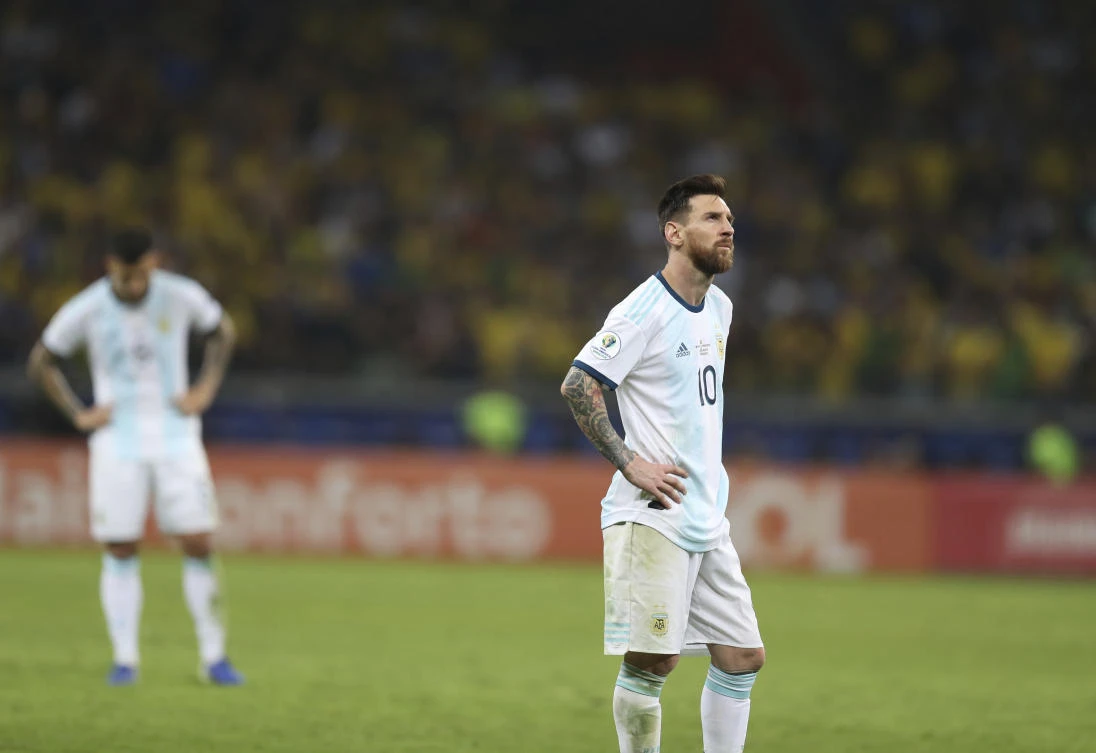 Argentina’s senior squad has not won a title in 26 years, with the last one coming when Lionel Messi was five years old. (AP)