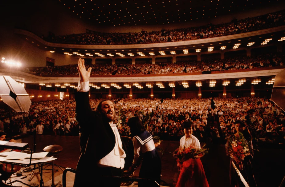 A still from 'Pavarotti.' (Supplied)