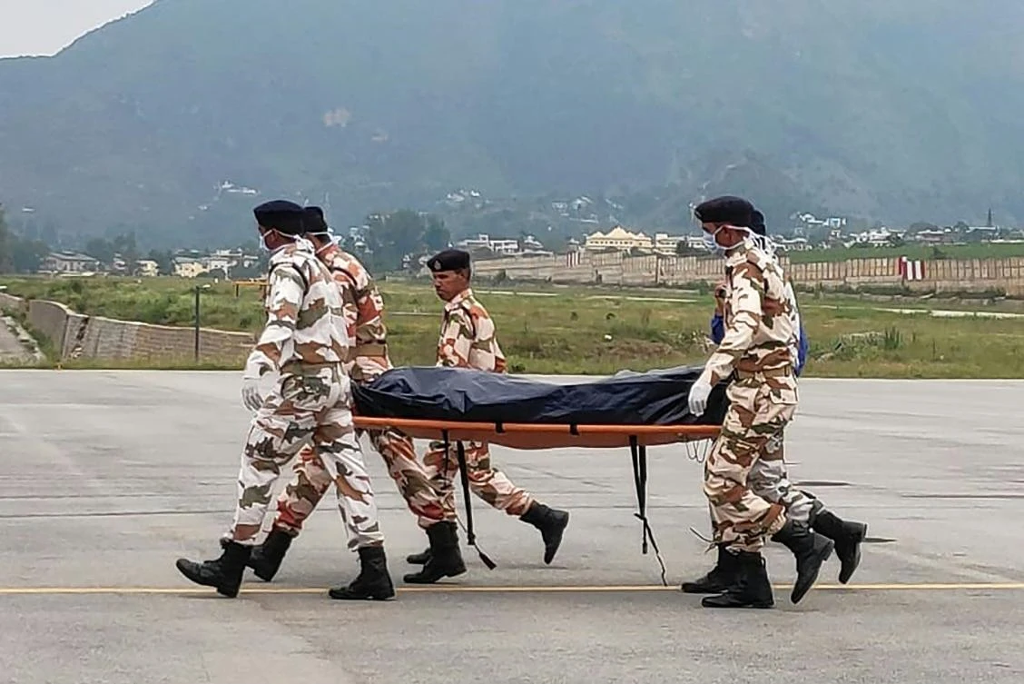 Choppers retrieve 7 bodies believed to be Himalayan climbers