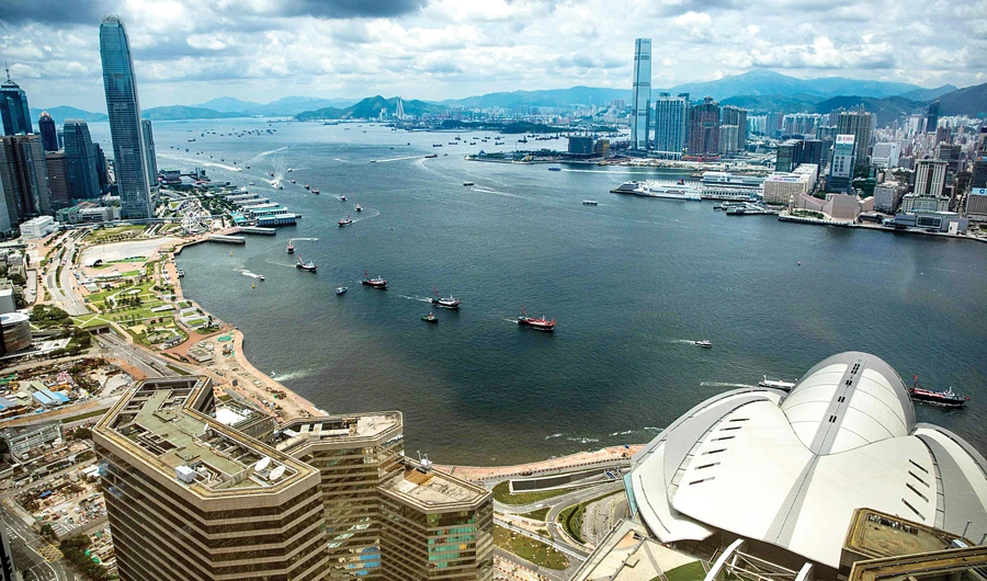 Protests and Beijing’s tightening grip rattle Hong Kong business community
