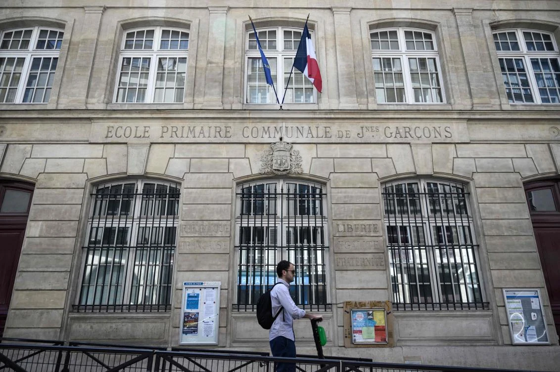 The steady decline in numbers at many schools in central Paris was blamed by some parents and teachers on the surge of home-renting giant Airbnb. (AFP)
