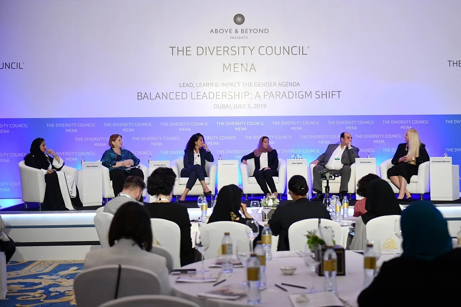 The panel was part of Diversity Council conference in the MENA, which promotes women’s leadership role. (Supplied)