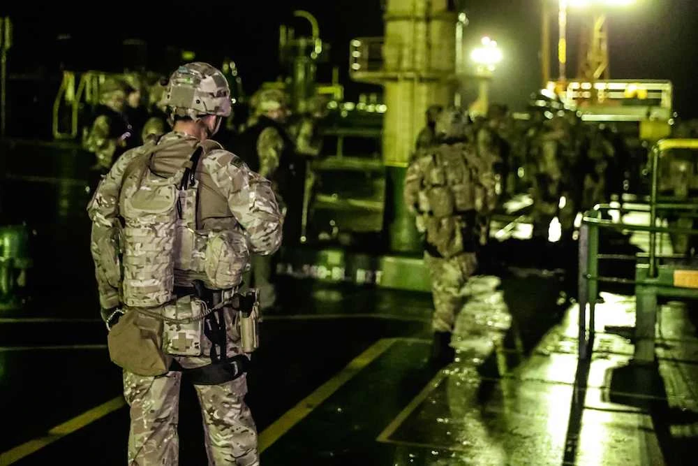 Iran demanded on Friday that Britain immediately release an oil tanker it has detained in Gibraltar, accusing it of acting at the bidding of the United States. (AFP/MOD)