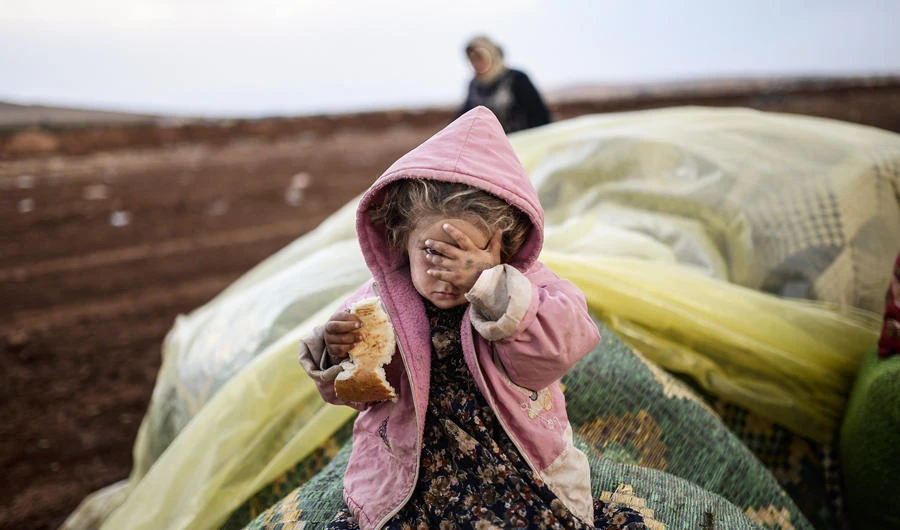 At least 15,000 people, including 7,500 children, have been affected by Beirut’s order to demolish refugee shelters. (AFP)