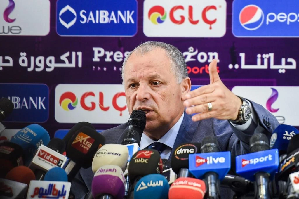 Egyptian Football Association president Hani Abou Rida said his resignation was a ‘moral obligation’ after the national team’s elimination from the African Cup of Nations. (AFP)