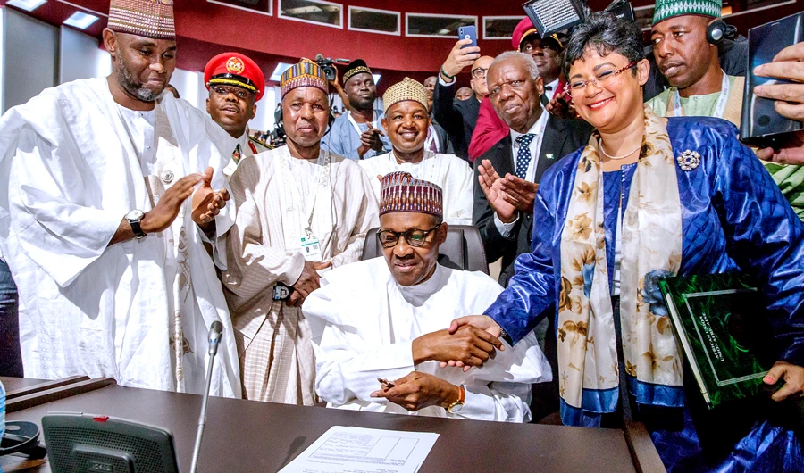 African leaders launch a continental free trade zone