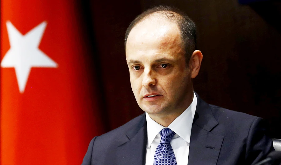 Turkey’s central bank governor Murat Cetinkaya. (Reuters)