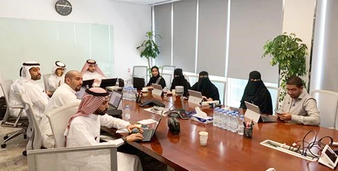 The students from eight Saudi universities were chosen to participate in the “Azure Ambassadors” training program. (Supplied photo)