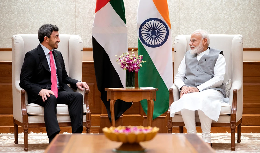 UAE foreign minister’s India visit boosts ties