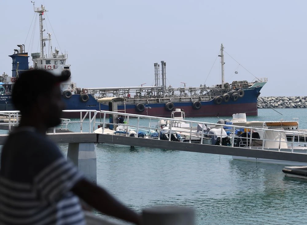 Ships in the port of Fujairah in the UAE, where recent tensions spiraling between Iran and the United States have affected movement in the Gulf of Oman. (AFP/File photo)