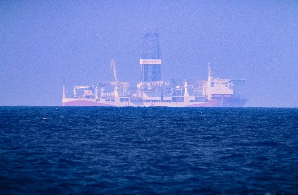 The first Turkish ship, Fatih, started drilling off the coast of Cyprus last month. (File/AFP)