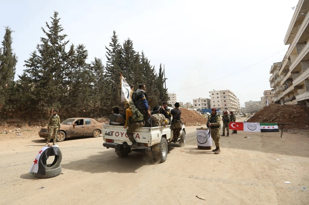 Turkish and Syrian fighters took control of Afrin in 2018 from the Kurdish forces. (File/AFP)