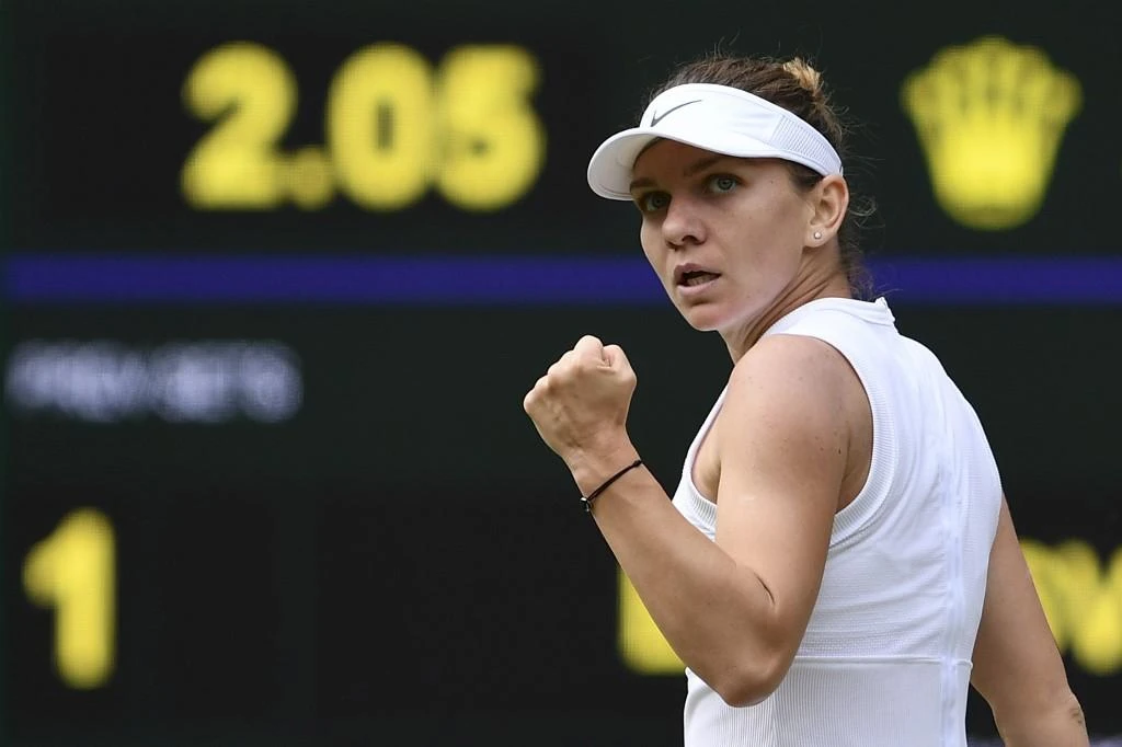 The 27-year-old seventh seed Simona Halep, who was French Open champion in 2018, will be playing in her fifth Grand Slam final. (AFP)