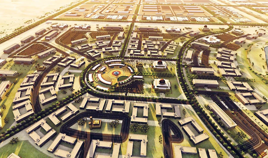 An astist’s impression of the King Salman Energy Park. (SPA)