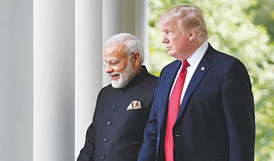 US President Donald Trump has been putting pressure on Indian Prime Minister Narendra Modi to open markets. (AFP)