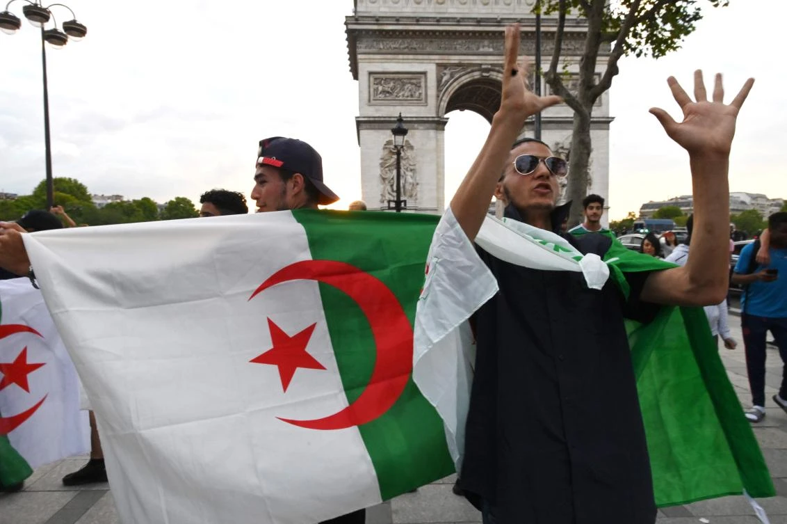 Two shops near Champs-Elysees looted after Algeria football win