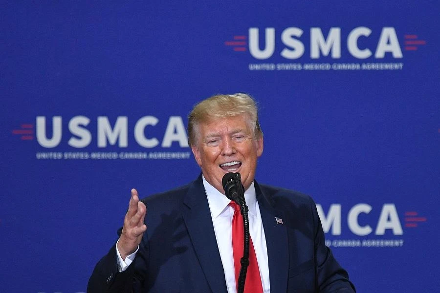 Donald Trump’s attacks drew a searing condemnation from Democrats. (File/AFP)