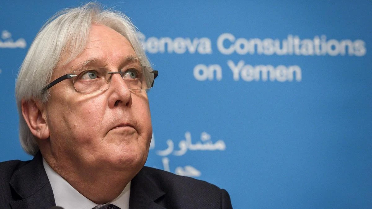 The UN special envoy to Yemen Martin Griffiths said he held a "productive meeting" with Saudi Arabia's Prince Khalid bin Salman on Monday in Jeddah. (AFP/File Photo)