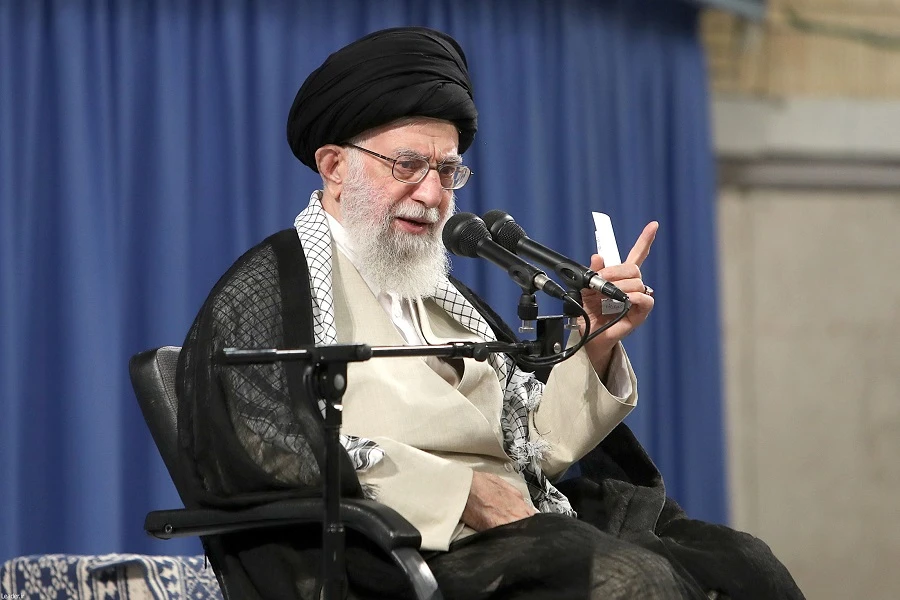 Ayatollah Ali Khamenei called the seizure of the ship “piracy”. (File/AFP)
