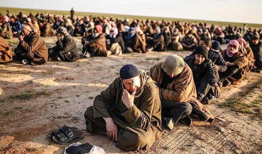 Syria’s Kurds hold around 1,000 foreign militants in jail. (AFP/File)