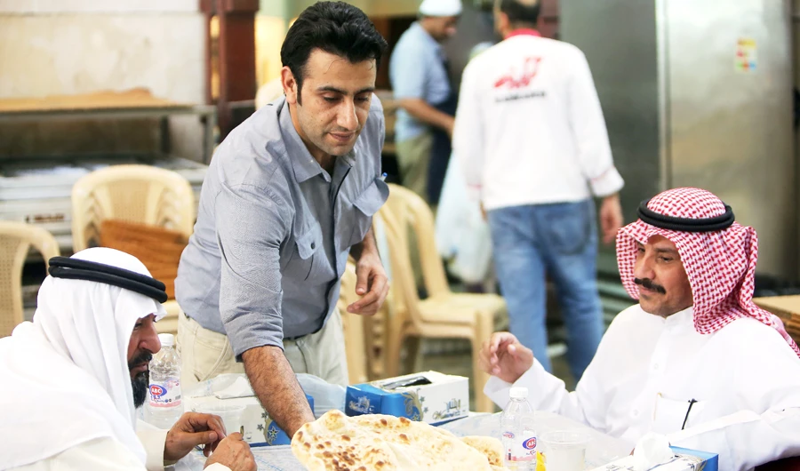 For decades, Taftoon bread has been a staple of Kuwaiti dinning tables. (AFP)