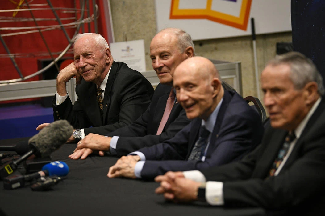 Apollo 11 astronaut returns to launch pad 50 years later