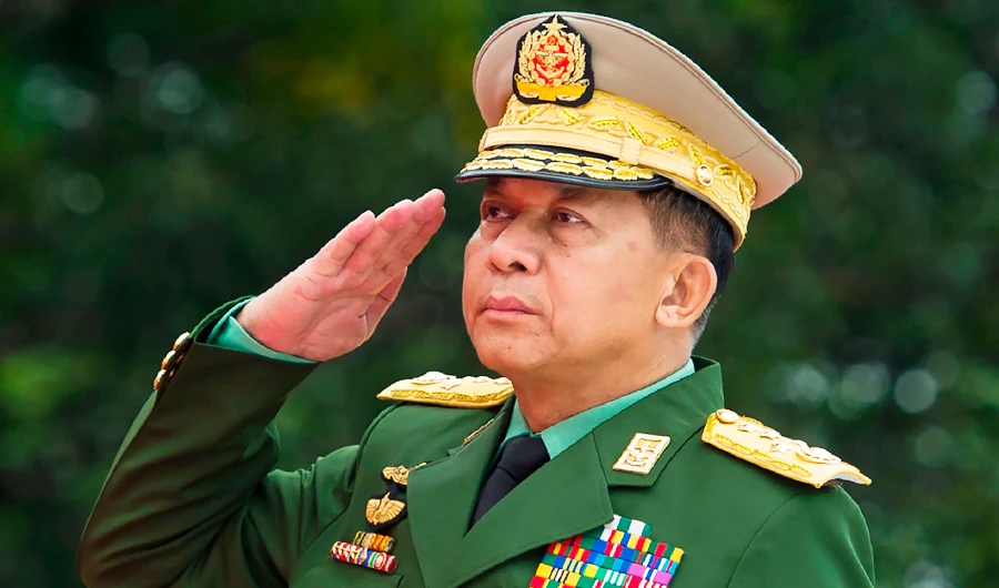 US imposes sanctions on Myanmar commander in chief over Rohingya abuses