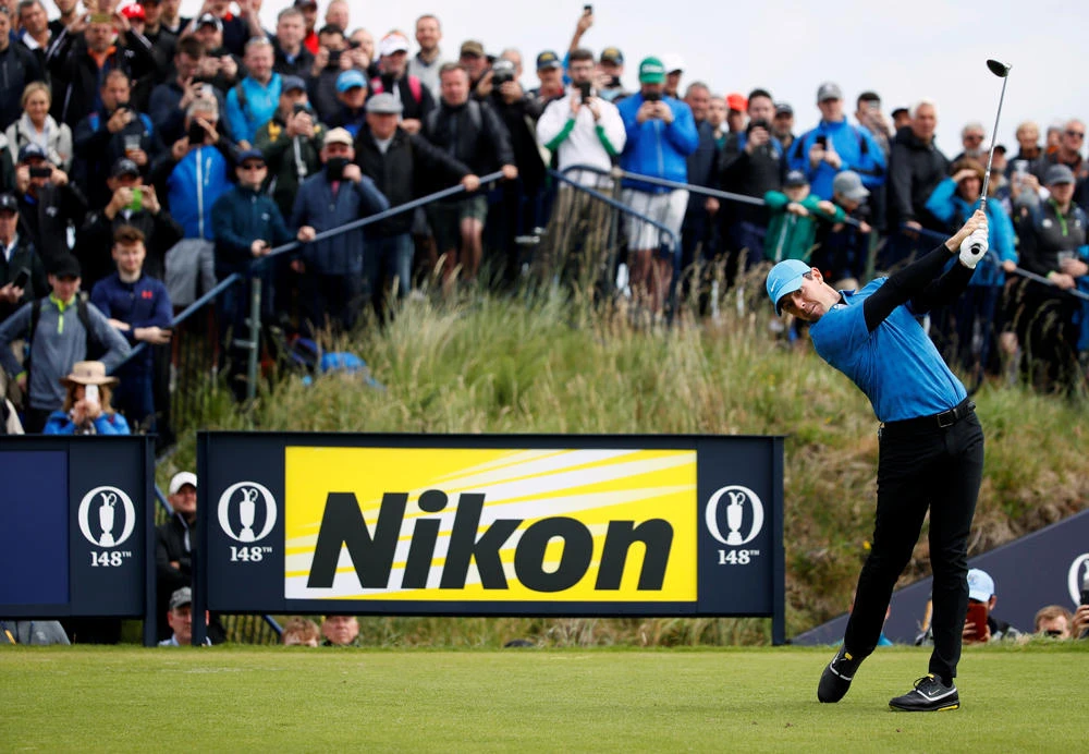 Northern Ireland's Rory McIlroy in action during the first round of the 148th Open Championship at the Royal Portrush Golf Club in Portrush, Northern Ireland on July 18, 2019. ( REUTERS/Jason Cairnduff)