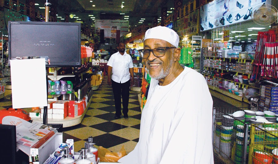 Hashem Abul Fadel, a Sudanese millionaire businessman, fears that internal turmoil can bring economic collapse. (AFP)