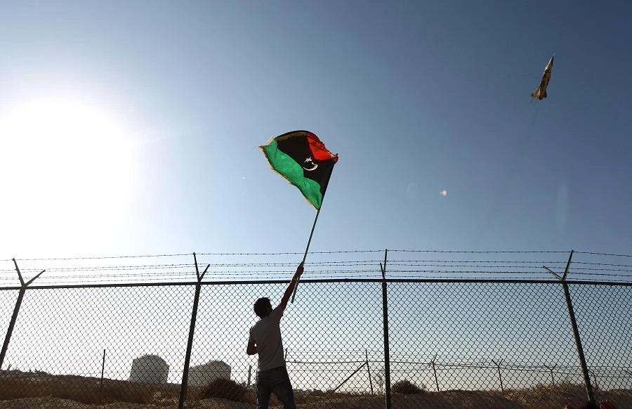Libya’s National Oil Corporation said that production from El Feel oilfield was unaffected by the incident. (File/AFP)