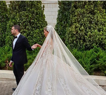 Models, pop royalty gather at Lebanon’s wedding of the year