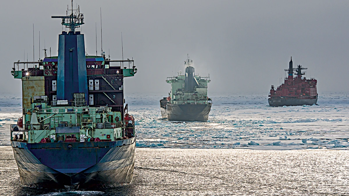 The Russians believe that global warming presents the chance for a permanent route to be created that will challenge the Suez Canal as the key gateway between East and West. (Shutterstock)