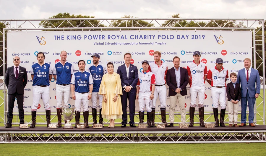 The Annual Polo Cup was held outside London with the participation of Prince William, the Duke of Cambridge, and Prince Harry, the Duke of Sussex.