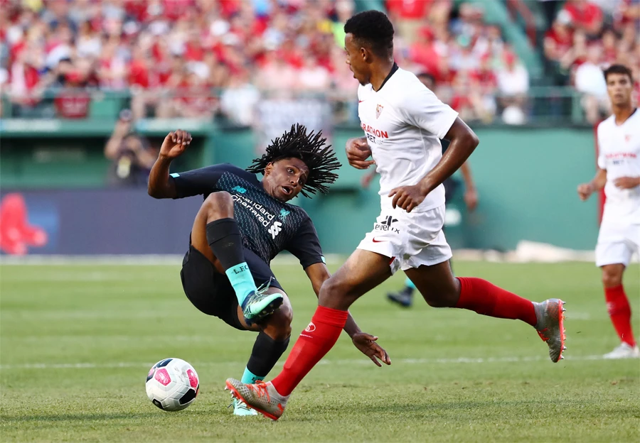 Sevilla down Liverpool on Pozo winner at Fenway Park