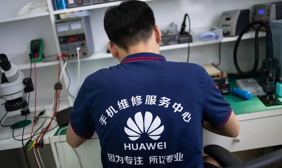 Huawei remains barred from developing 5G networks in the US, and the Trump administration is trying to convince its allies to do the same. (File/AFP)