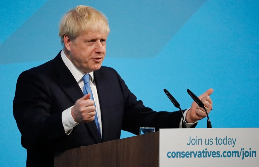 New Conservative Party leader and incoming prime minister Boris Johnson. (AFP)