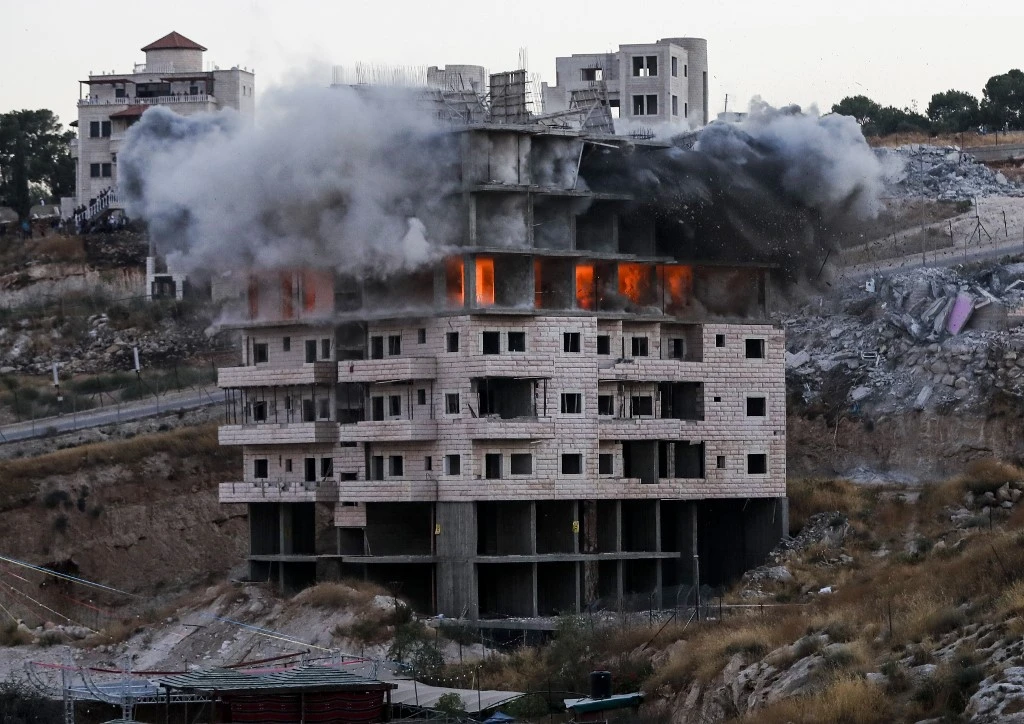 Israel says 12 Palestinian buildings destroyed in controversial demolition