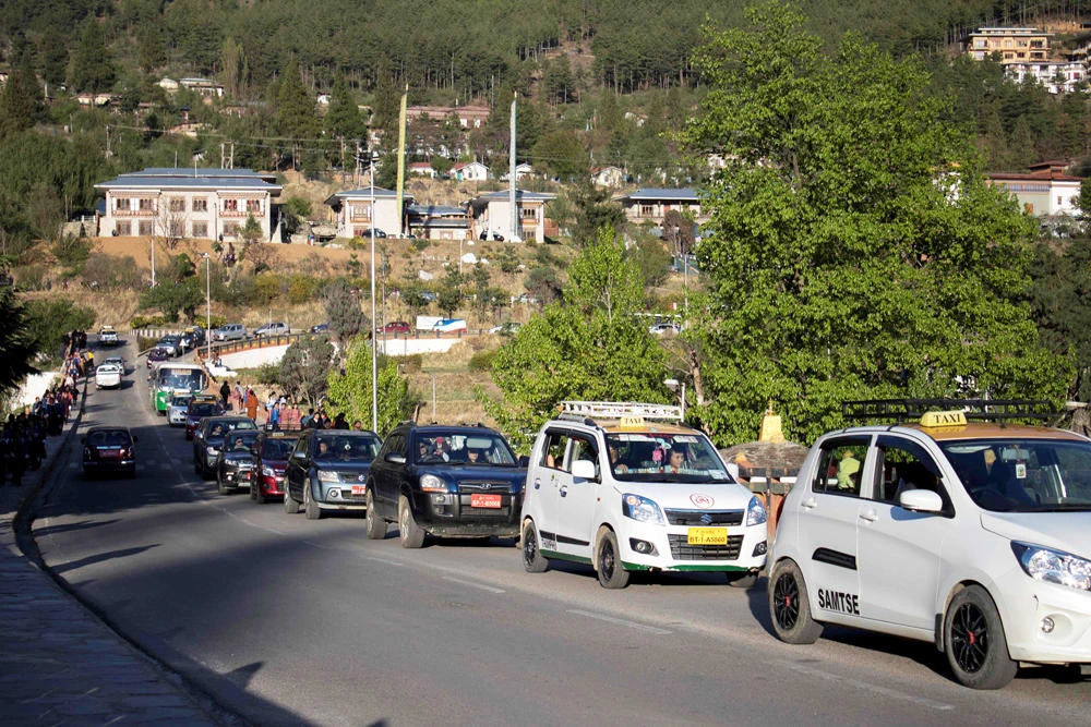 Car boom brings gridlock misery to ‘green and happy’ Bhutan