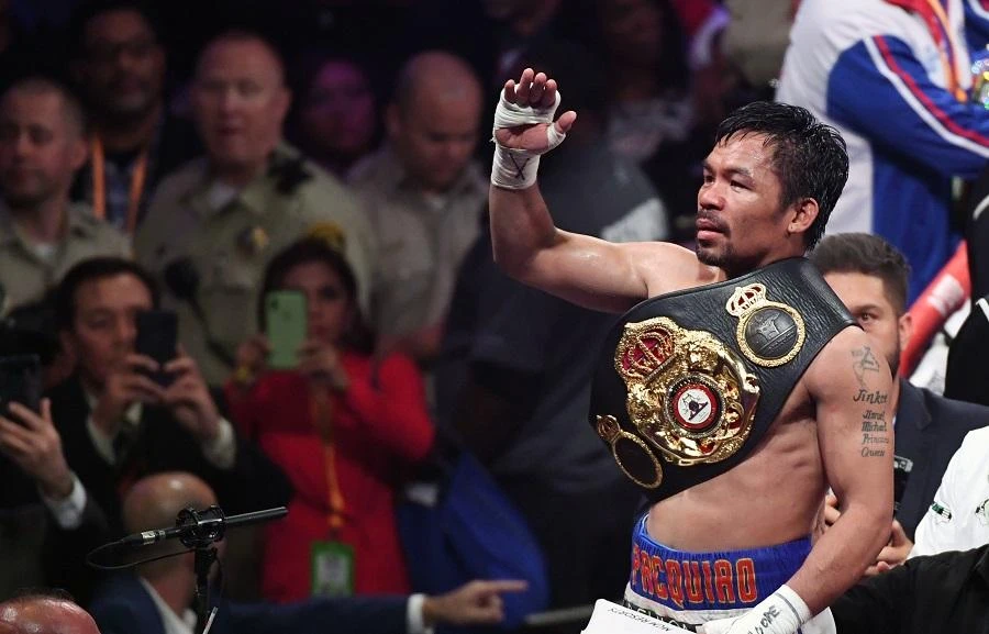 Manny Pacquiao beat Keith Thurman on a split decision at the weekend. (File/AFP)