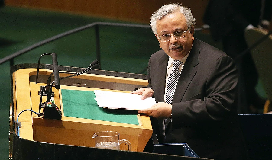 Al-Mouallimi welcomed a statement by the Group of 77 and China citing the economic and social affects of Israel’s actions on the living conditions of the Palestinian people in occupied Palestinian territories. (AFP)
