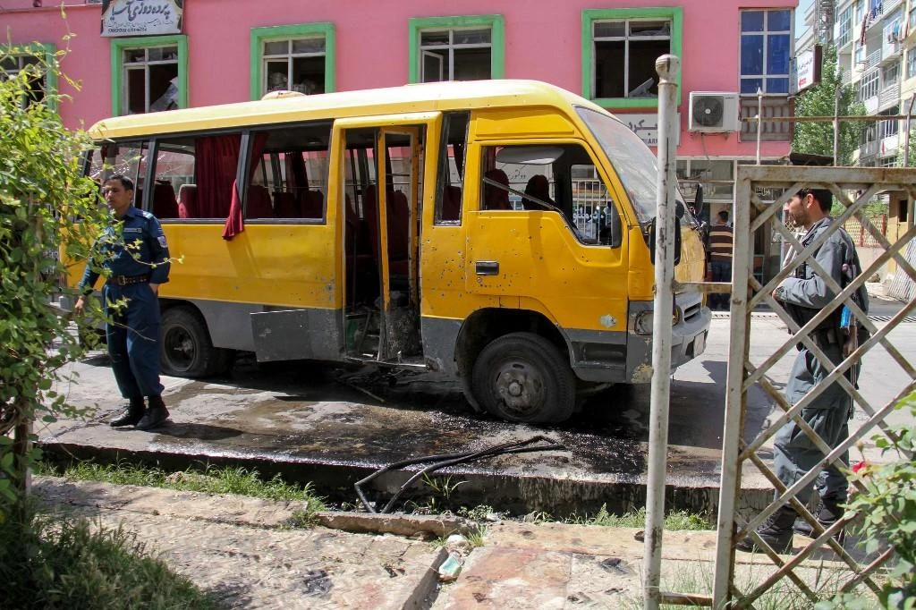 Two explosions rock Afghan capital after bus blast