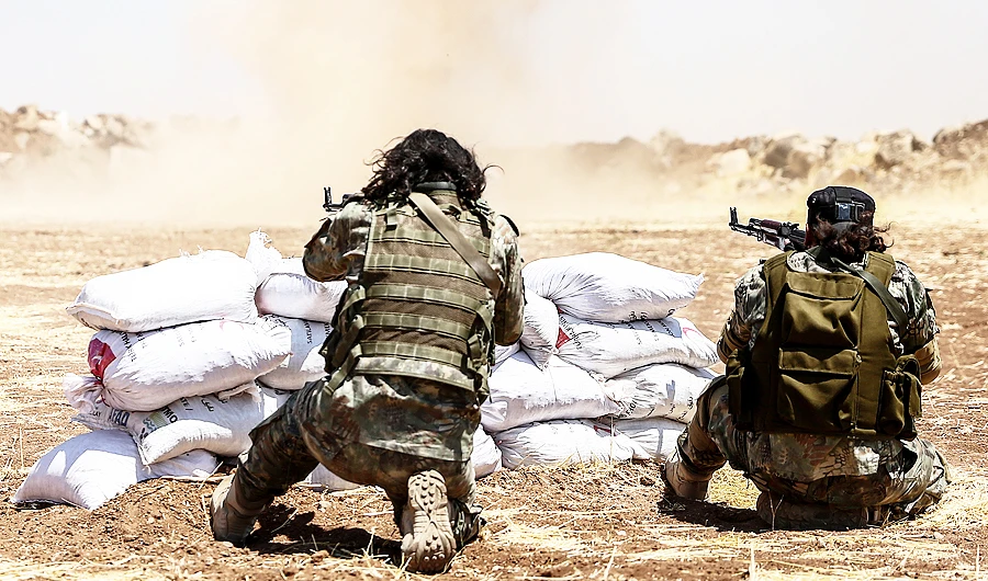 The operation, which would mark the third Turkish incursion into Syria in as many years, was first signalled by President Tayyip Erdogan earlier this year but later put on hold. (AFP)