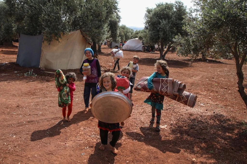 The recent escalations since April have pushed thousands of people out their homes in northwestern Syria. (File/AFP)