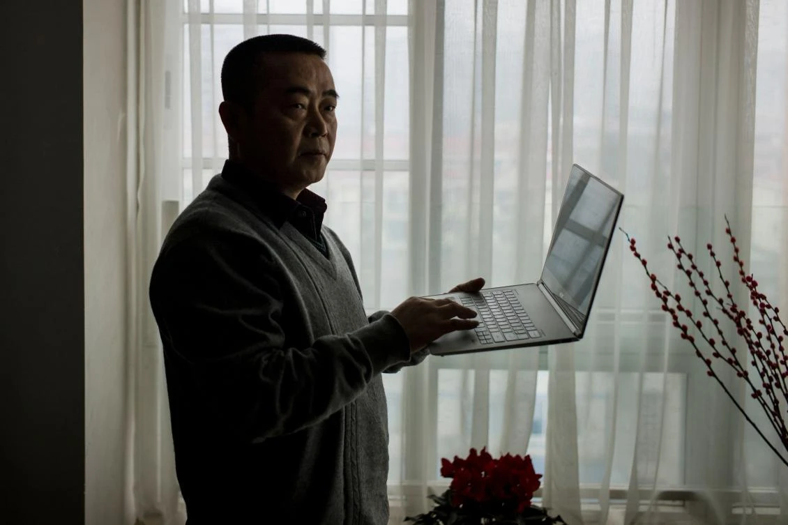 China’s first “cyber-dissident” Huang Qi, whose website reported on sensitive topics including human rights, was sentenced to 12 years in prison for leaking state secrets on July 29, 2019, a court said. (AFP)