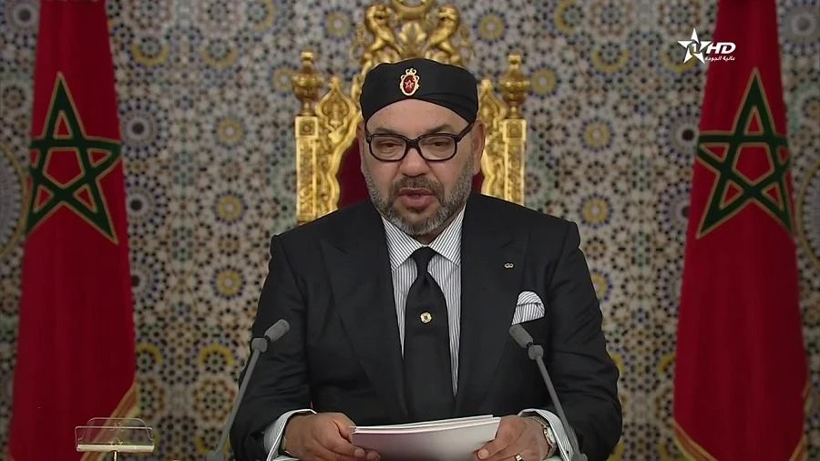 Morocco’s King Mohammed VI has marked 20 years on the throne with a speech at his palace in the northern city of Tetouan. (File/AFP)