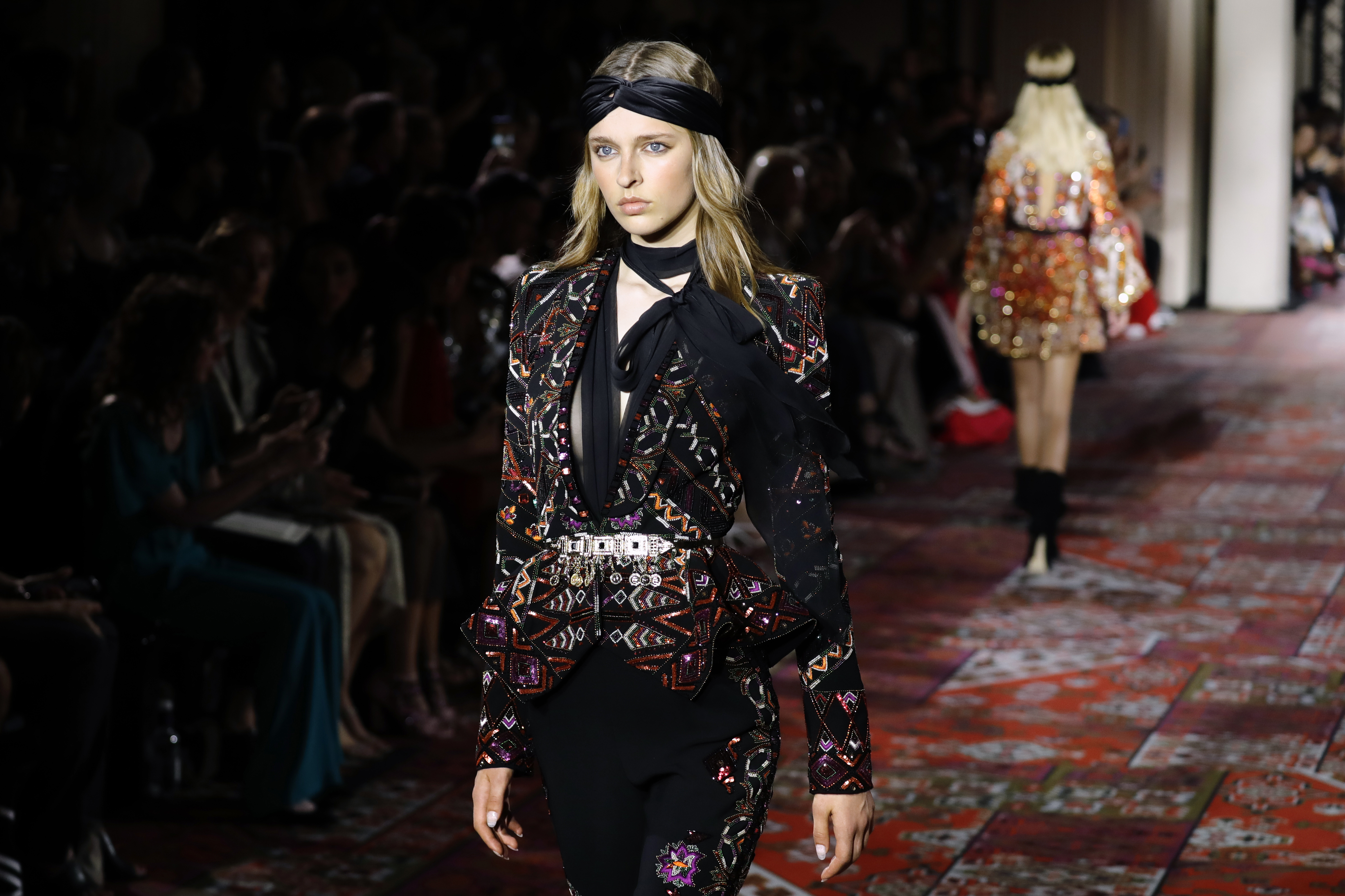 Embroidered two-piece