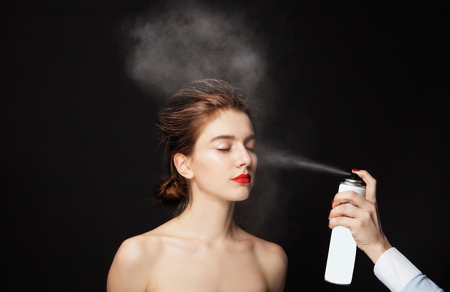Setting spray