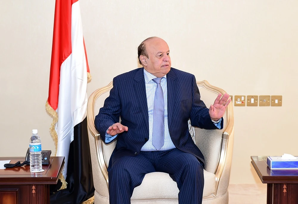 Yemen’s president, officials discuss peace process efforts